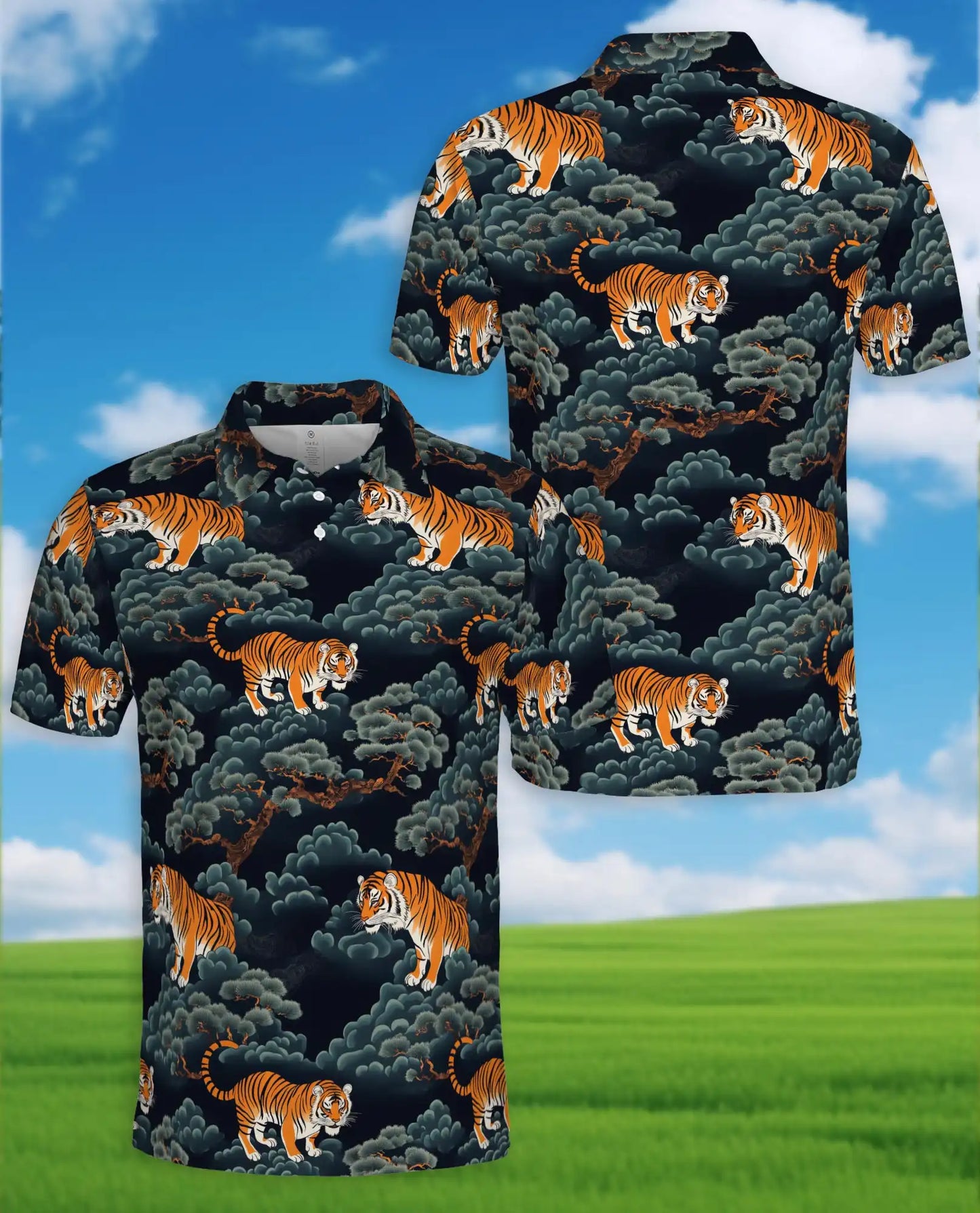 Tiger Forest Polo Shirt | Netecom