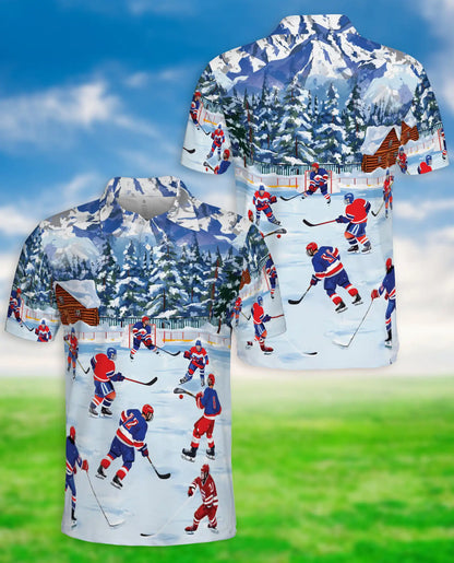 Winter Hockey Polo Shirt | Netecom