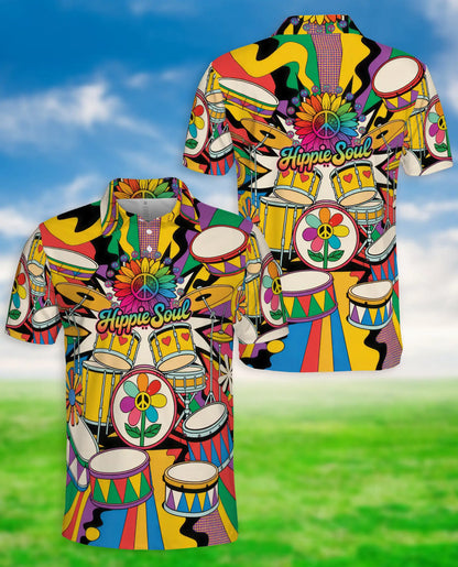 Hippie Drum Music Polo Shirt | Netecom