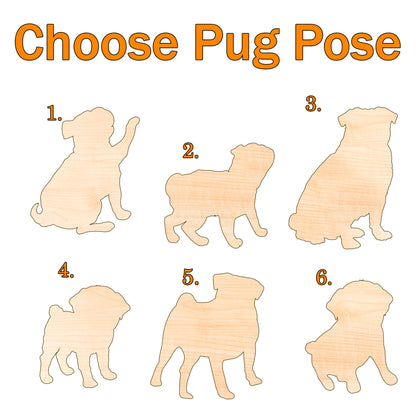 Netecom Pug Dog Memorial Suncatcher, Personalized Pug Christmas Ornament with Name Date, Dog Death Sympathy Gift for Pet Loss Sun Catchers, Dog Grief Gift, Bereavement Gifts for Loss of Pet