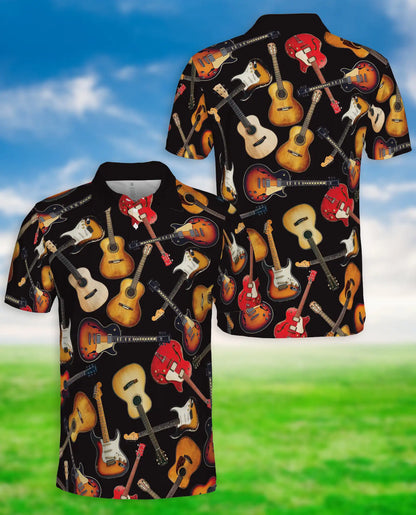 Guitar Music Polo Shirt | Netecom