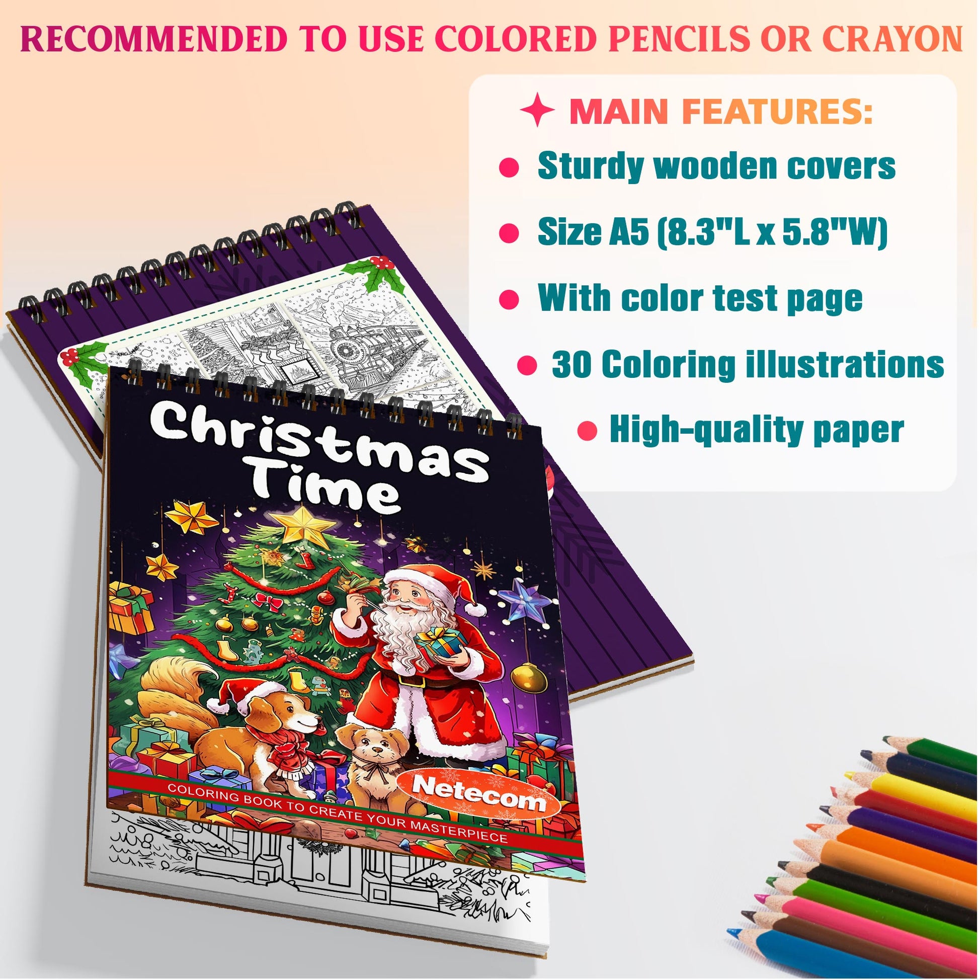 Netecom Christmas Time Coloring Sheets For Adults