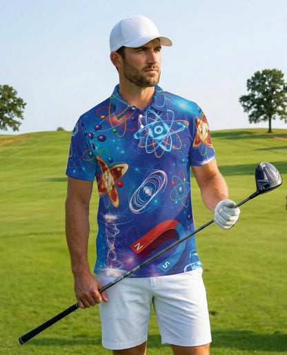 Physics Amazing Science Polo Shirt for Men – Science Lover Style | Netecom