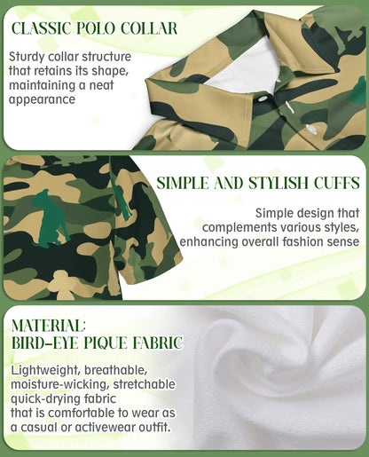 Dog Camo Polo Shirt | Netecom