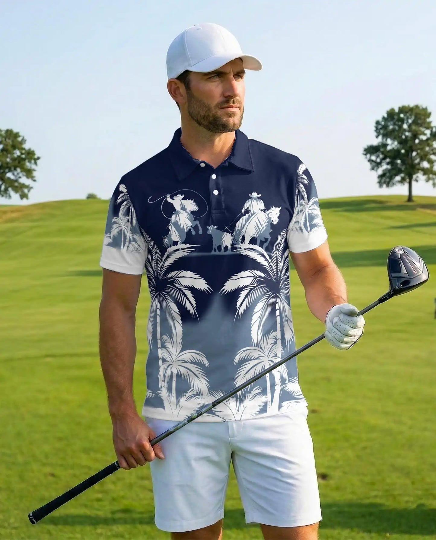 Cowboy Western Polo Shirt – Palm Desert Style | Netecom