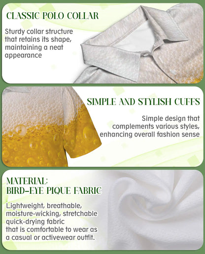 Beer Lovers Polo Shirt - Fresh Brew Party Style | Netecom