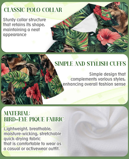 Belgian Malinois Tropical Polo Shirt | Netecom