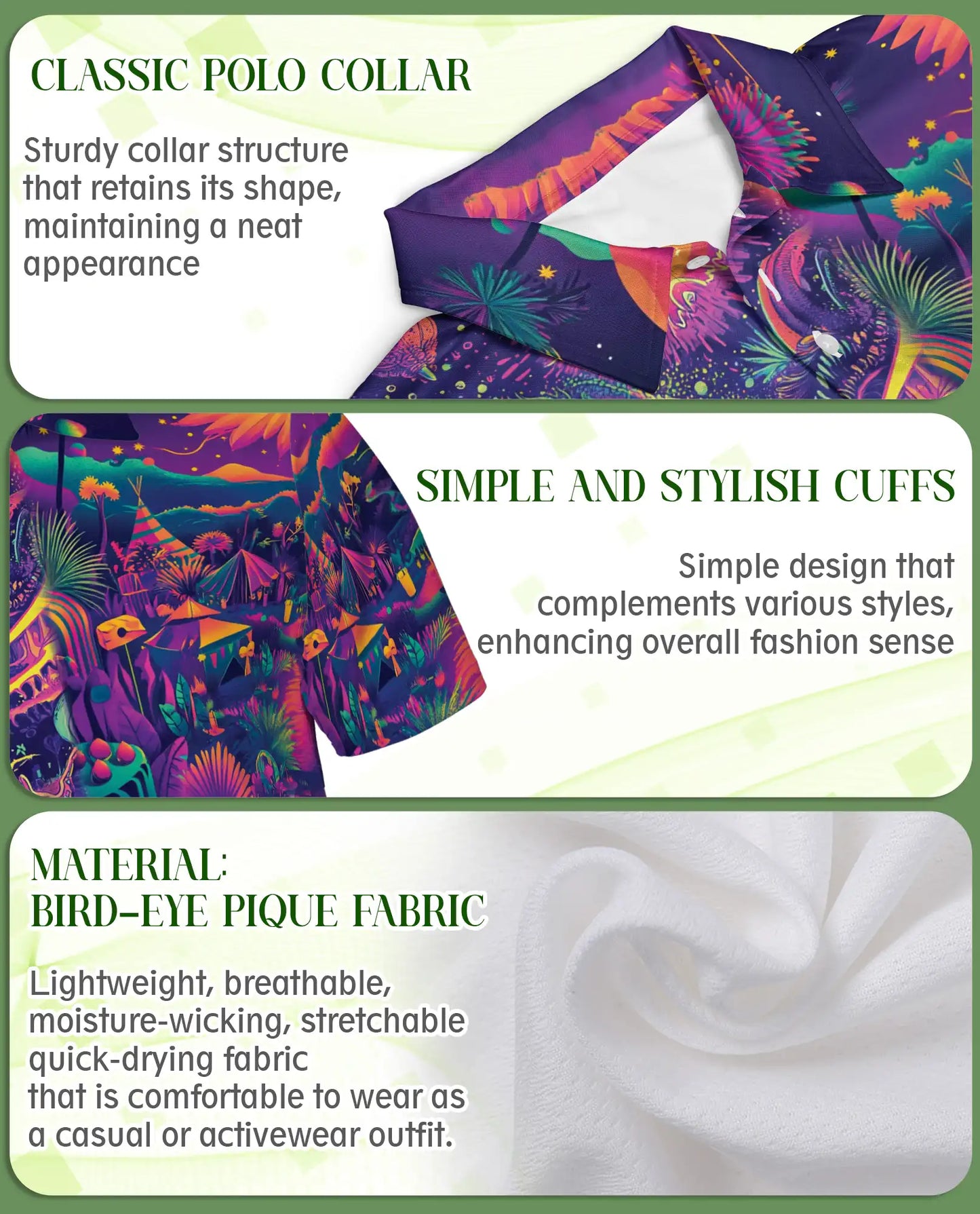 Psychedelic Hippie Van Polo Shirt | Netecom