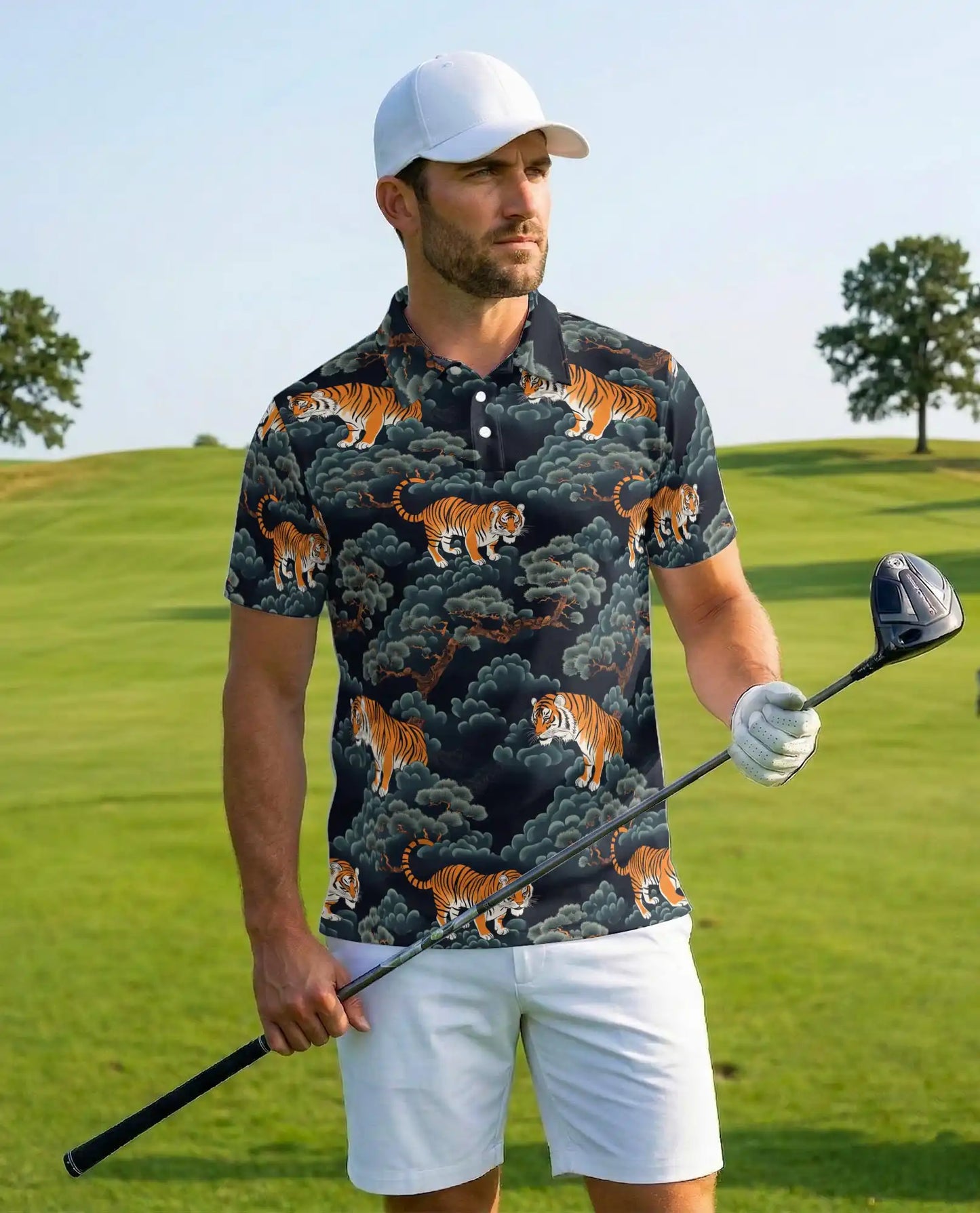 Tiger Forest Polo Shirt | Netecom