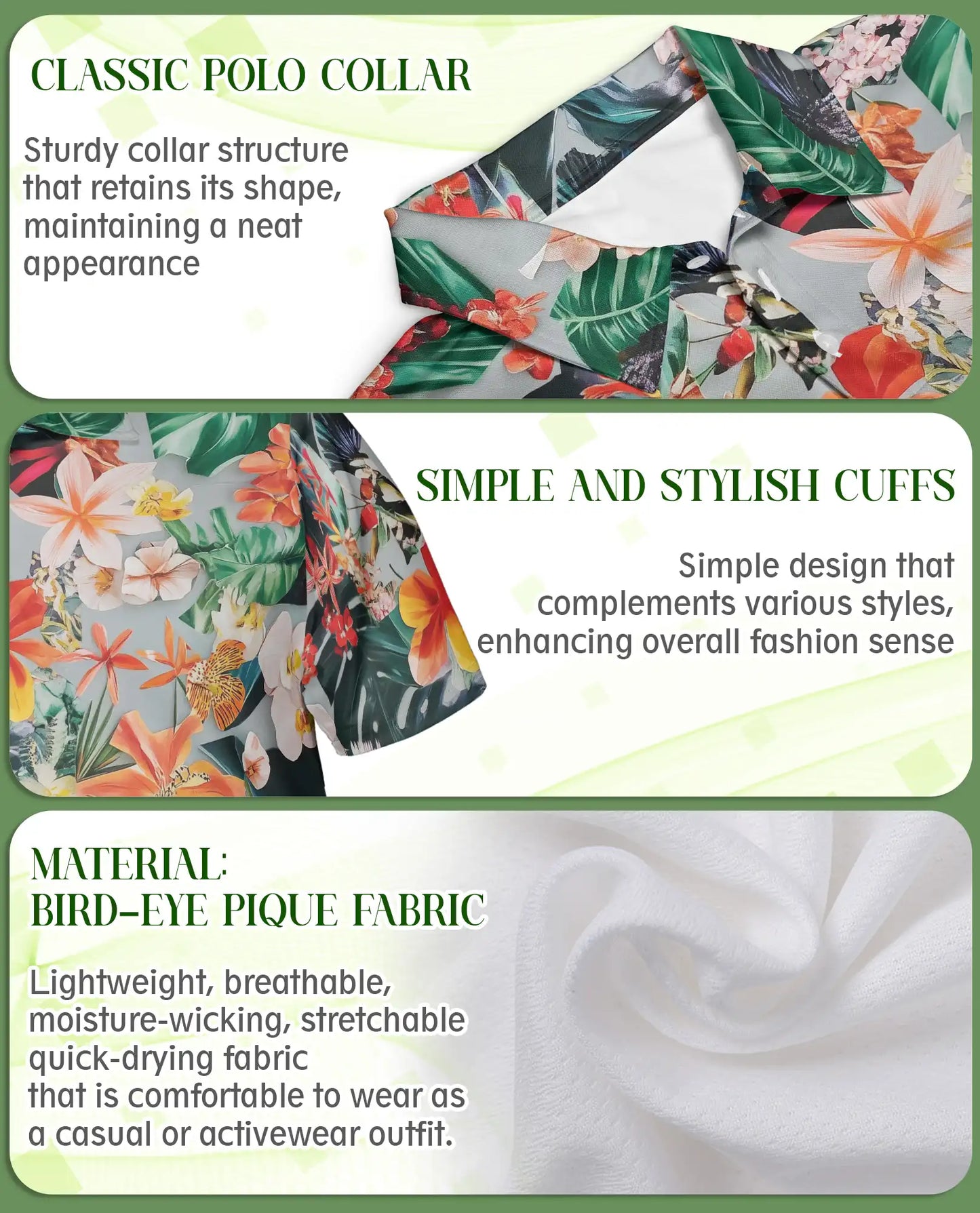 Tropical Floral Polo Shirt – Summer Hawaiian Style | Netecom