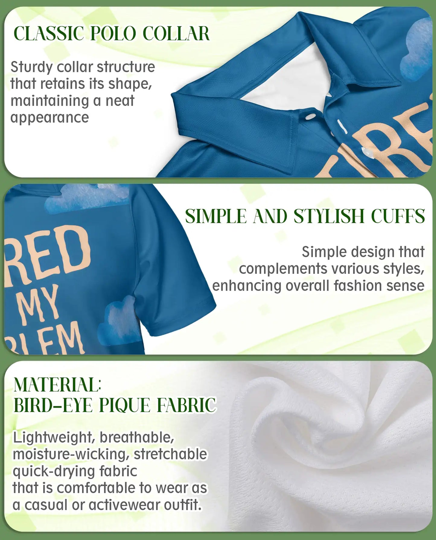 Retired Not My Problem Polo Shirt – Funny Beach Style | Netecom