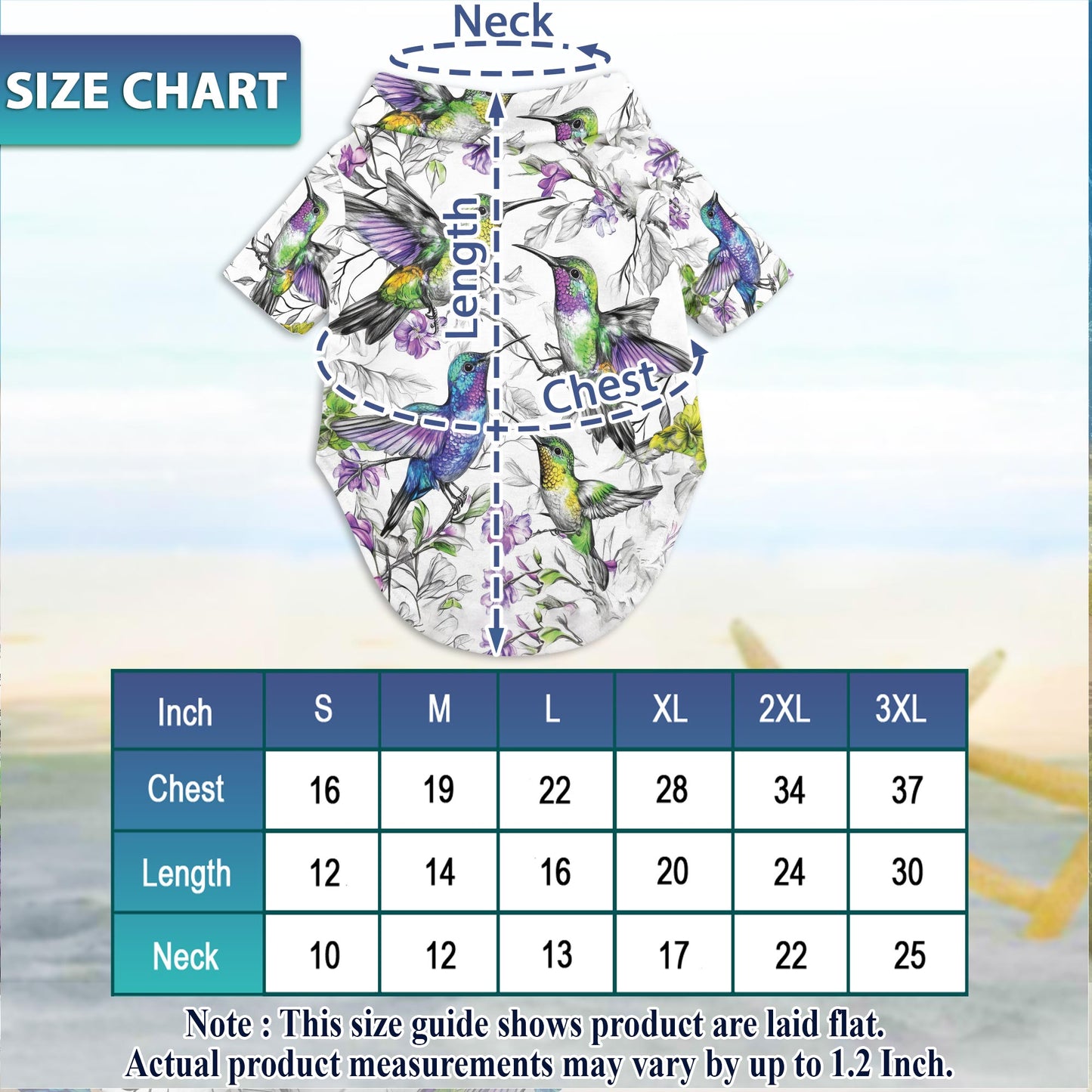 Netecom Vintage Style Hummingbirds Hawaiian Hawaii Shirt, Tropical Aloha Bird Print Shirt, Retro Summer Beach Vacation Casual Outfit