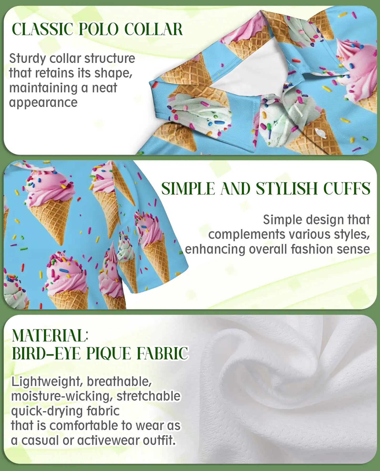 Ice Cream Polo Shirt | Netecom