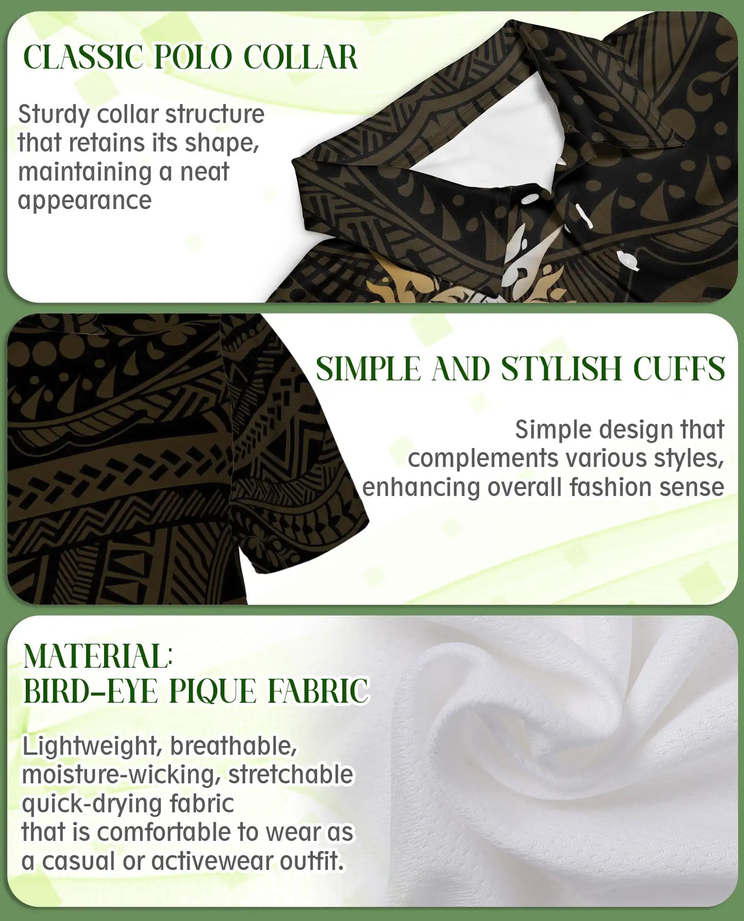 Polynesian Sea Turtle 3D Polo Shirt for Men – Tribal Ocean Style | Netecom
