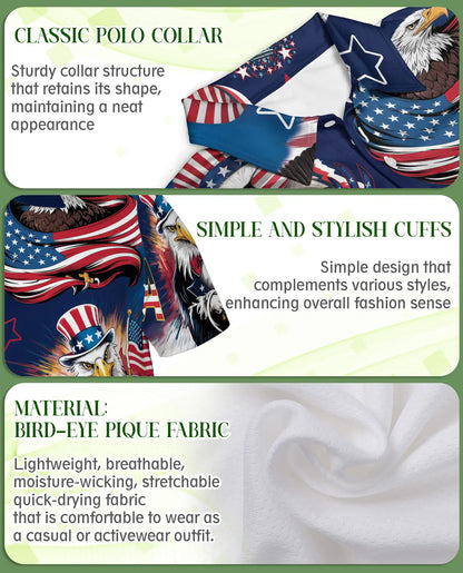 USA Eagle Polo Shirt | Netecom