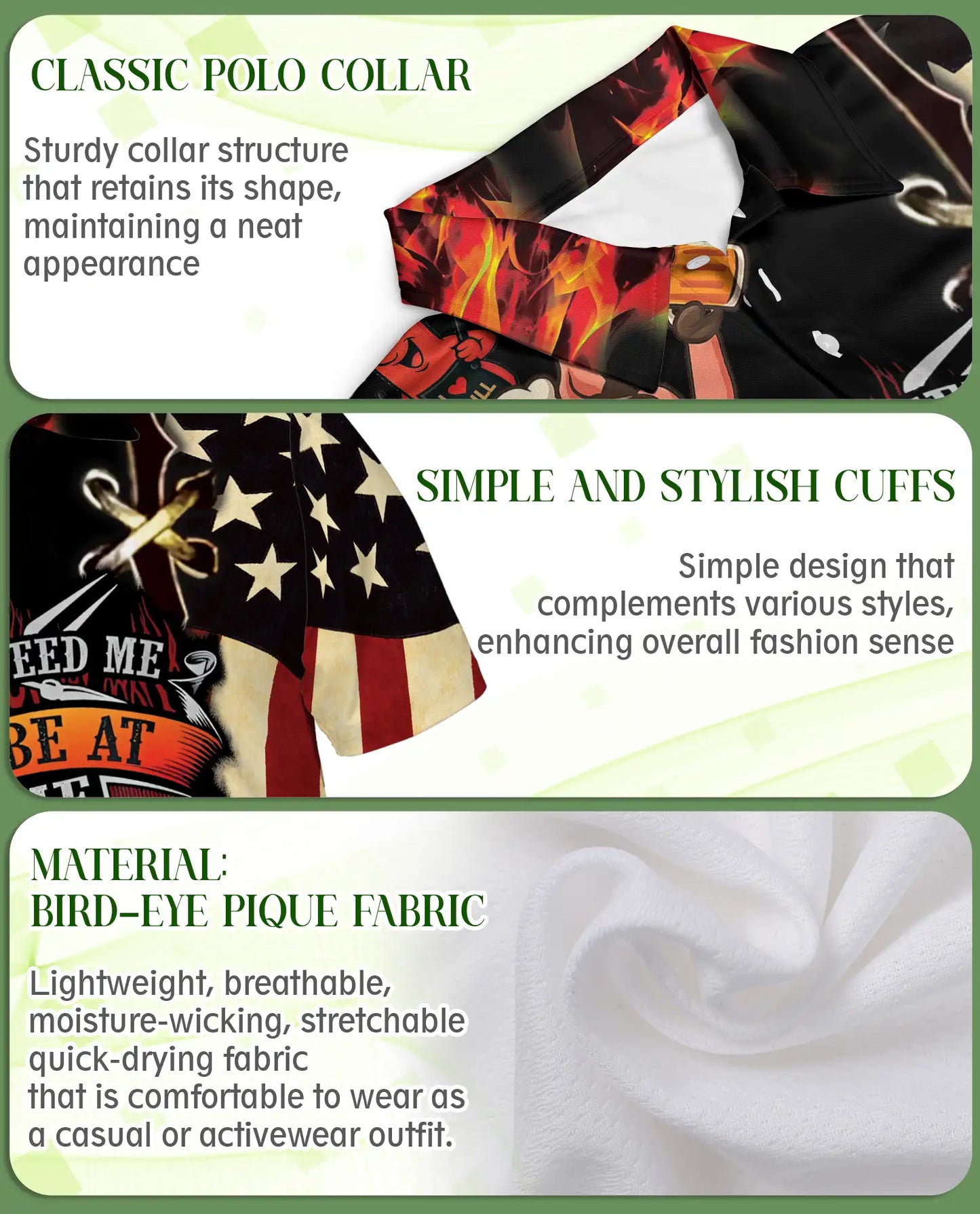 BBQ Grill Party Polo Shirt for Men – Fun Food & American Style | Netecom