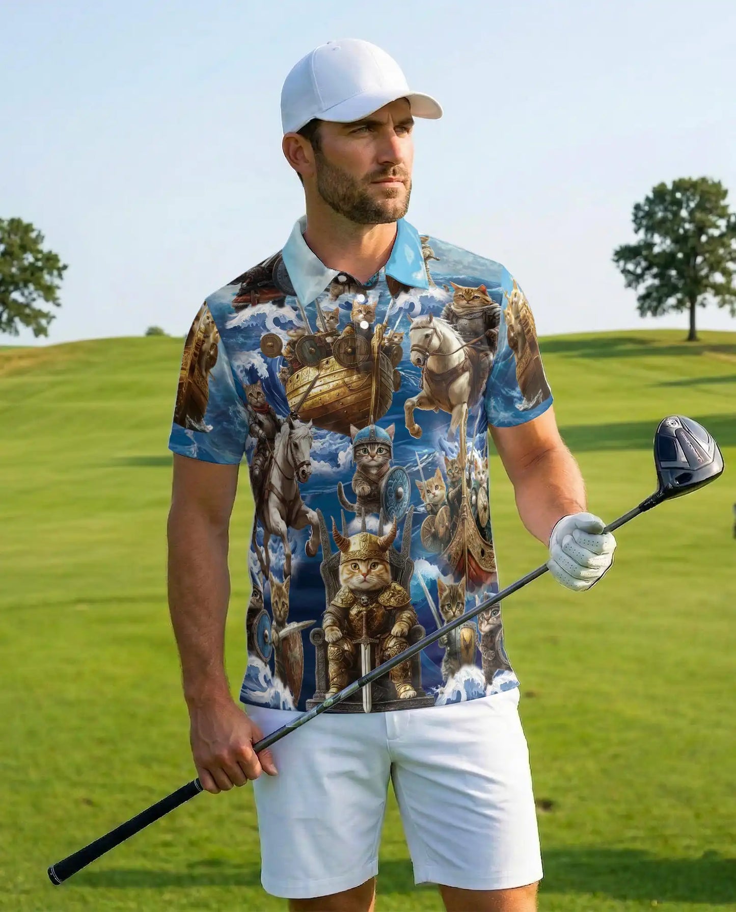 Viking Cat Polo Shirt | Netecom