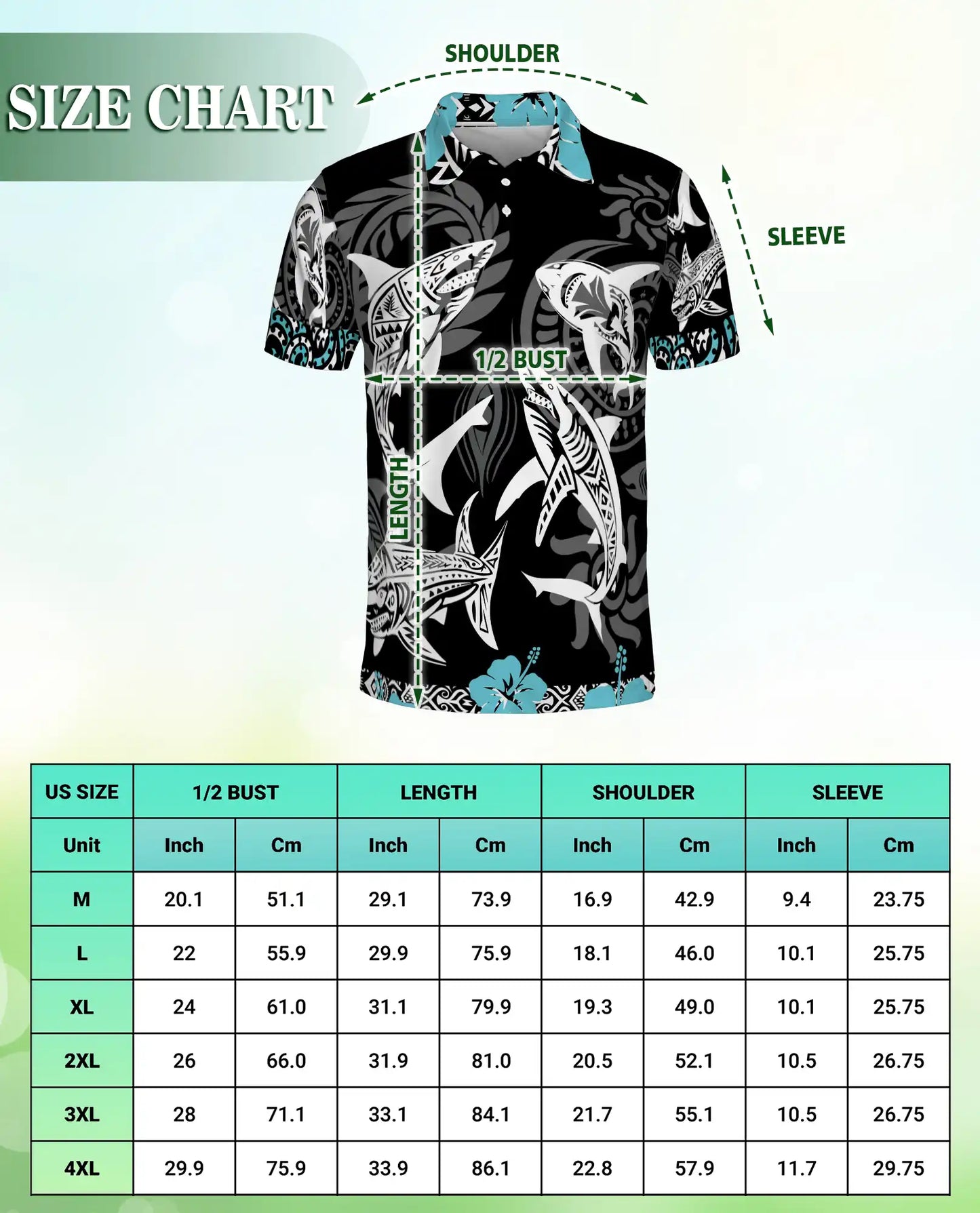 Tribal Shark Polo Shirt – Polynesian Ocean Art Design | Netecom