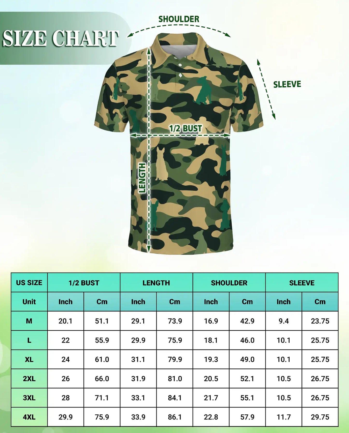 Dog Camo Polo Shirt | Netecom