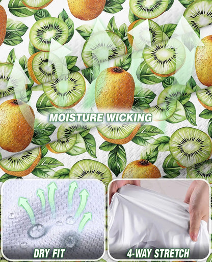 Kiwi Sleeveless Polo Shirt for Women – Fresh Fruit Summer Style | Netecom