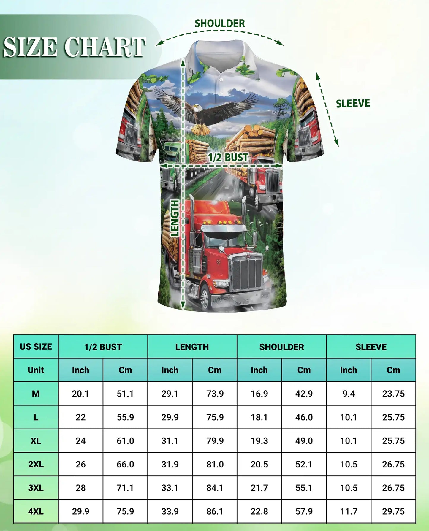 Logging Truck Eagle Polo Shirt – Outdoor Style | Netecom