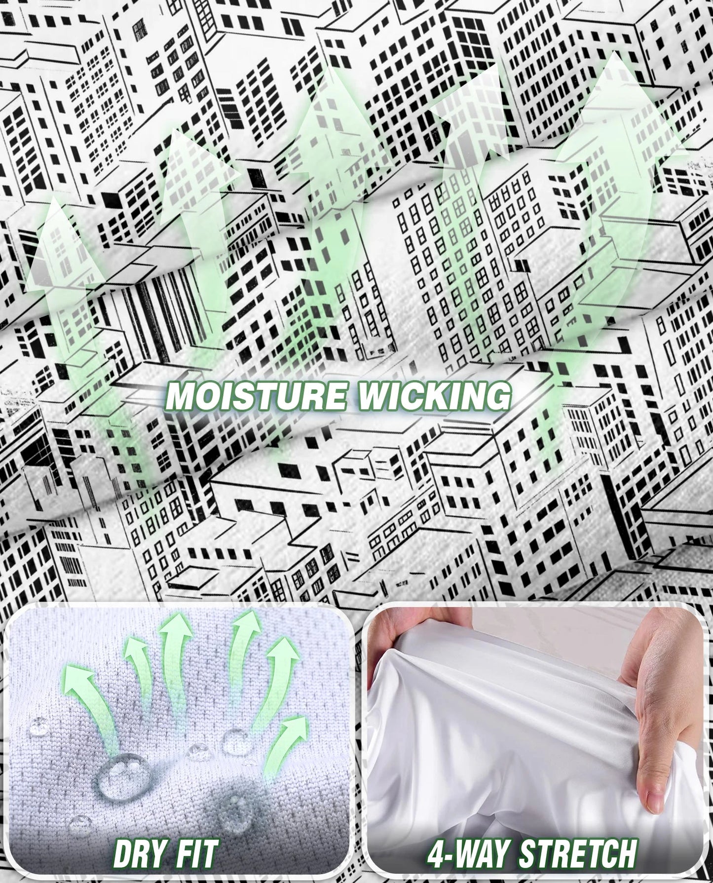 City Buildings Sleeveless Polo Shirt for Women | Netecom