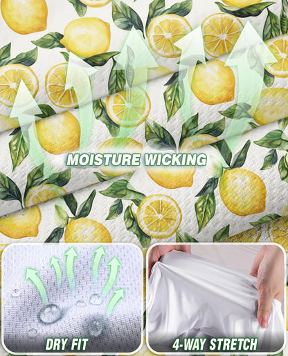 Lemon Pattern Sleeveless Polo Shirt for Women | Netecom