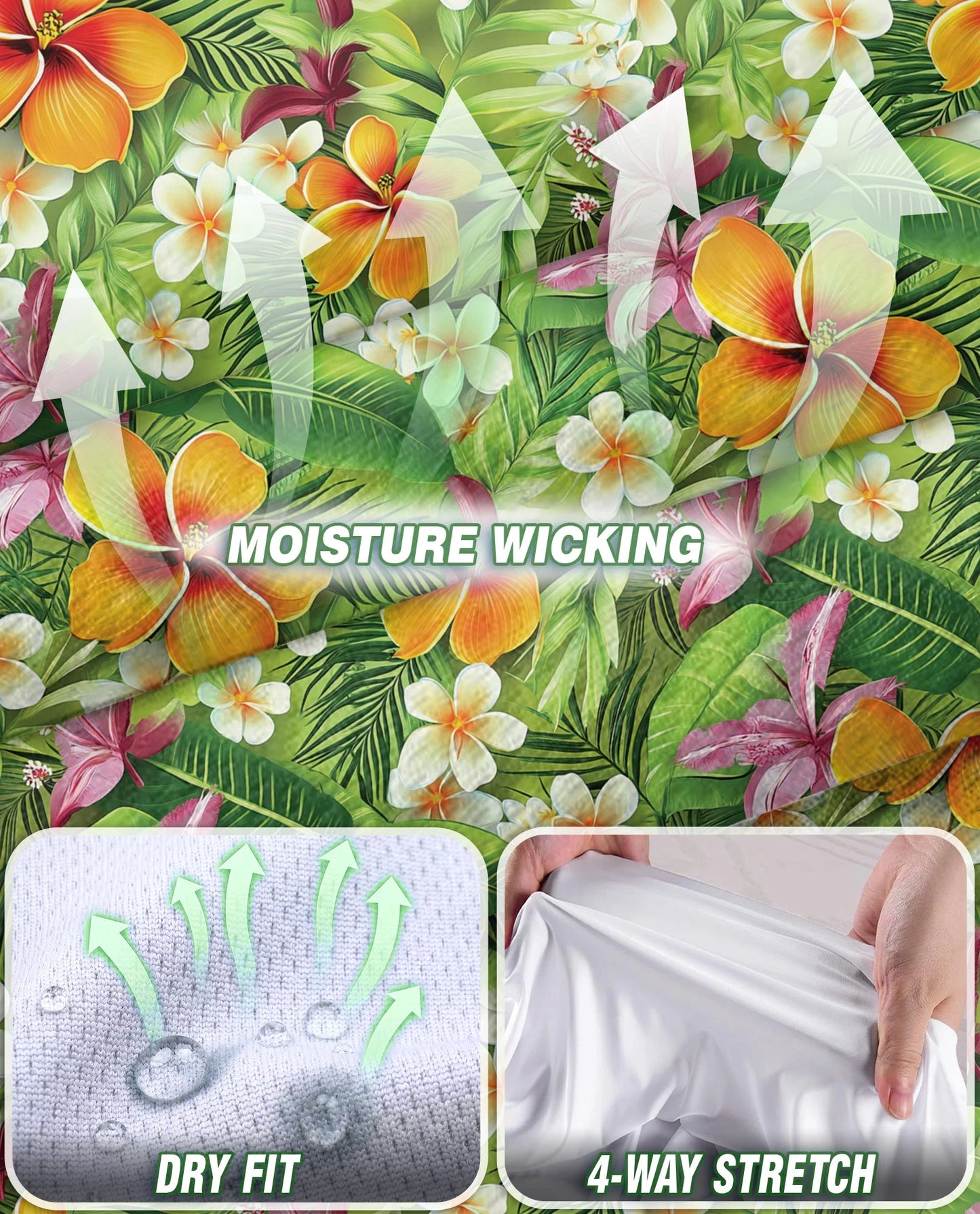 Tropical Floral Sleeveless Polo Shirt for Women – Colorful Summer Style | Netecom