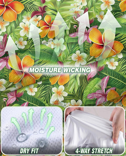 Tropical Floral Sleeveless Polo Shirt for Women – Colorful Summer Style | Netecom