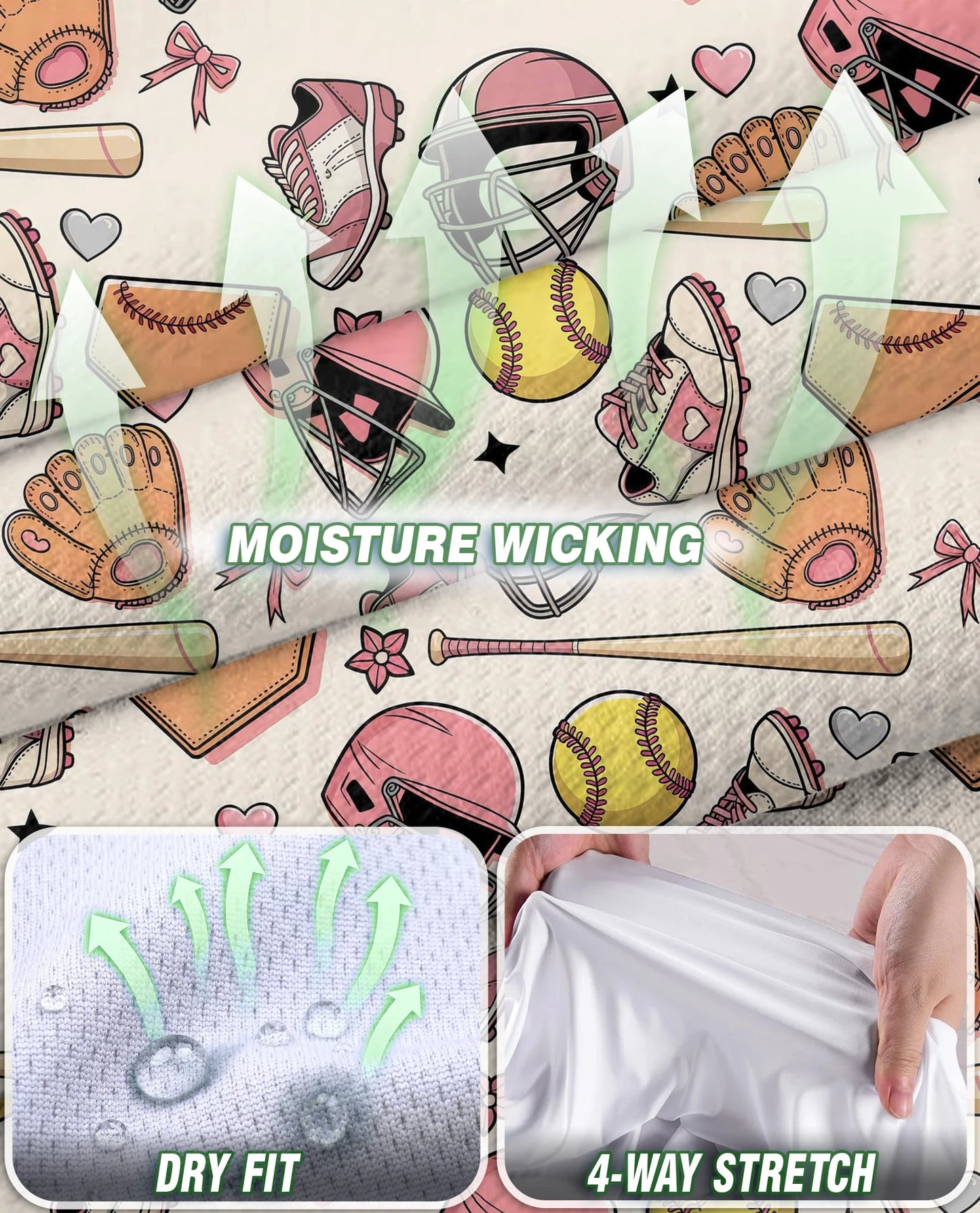 Cute Softball Sleeveless Polo Shirt for Women – Sports Lover Style | Netecom