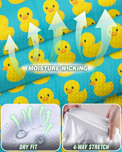 Cute Duck Print Sleeveless Polo Shirt for Women – Adorable Animal Style | Netecom