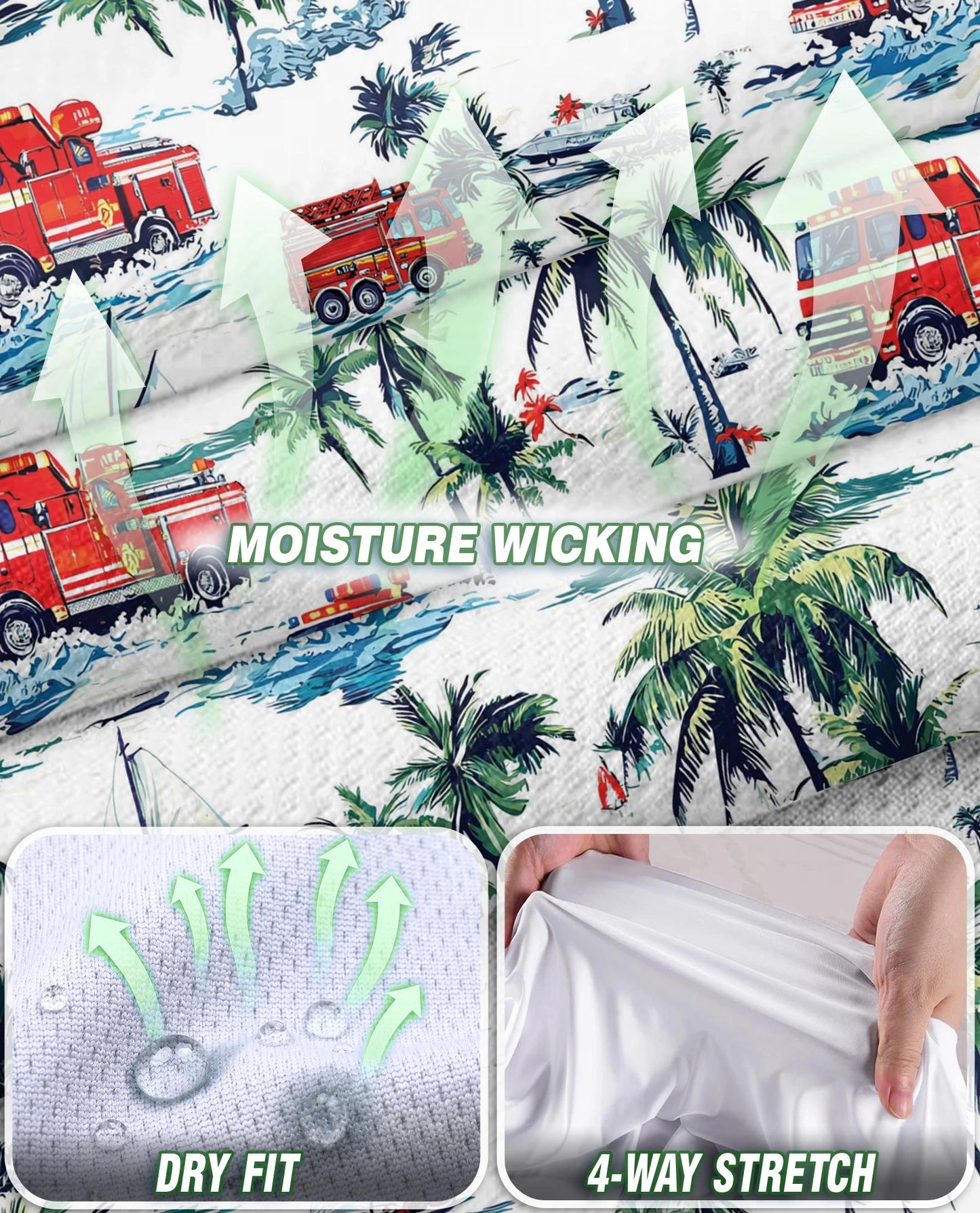 Fire Truck Friend of Firefighter Sleeveless Polo Shirt for Women | Netecom