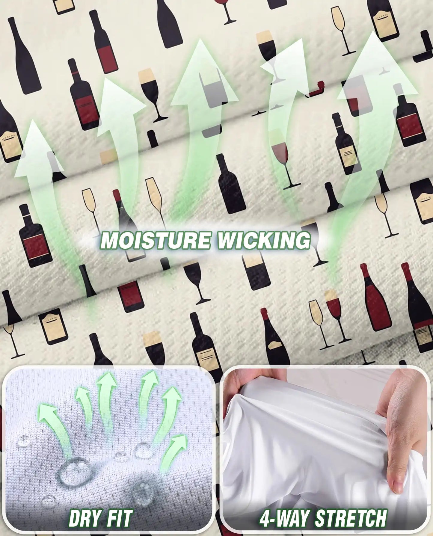 Wine Bottle And Glass Print Sleeveless Polo Shirt for Women | Netecom