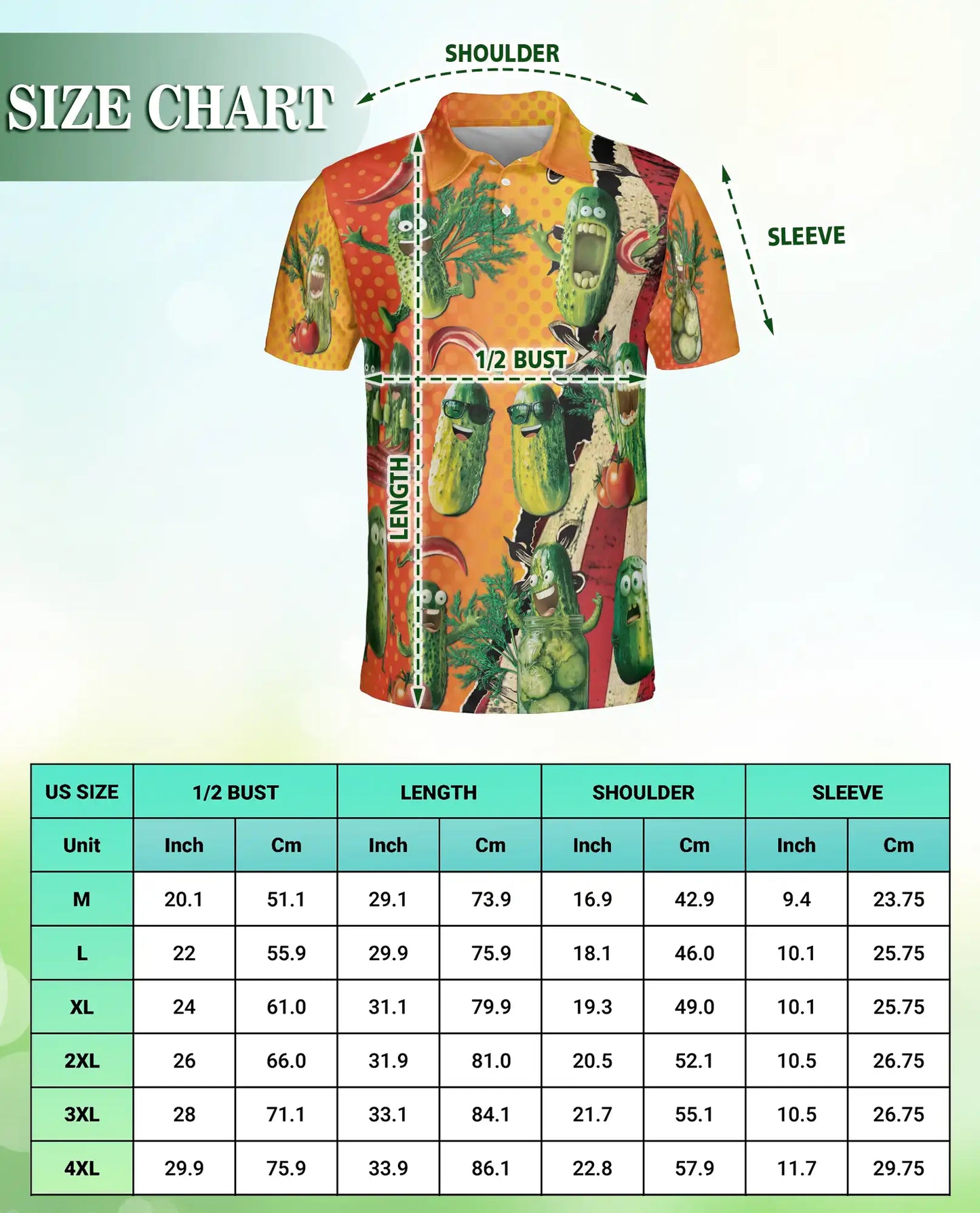 Funny Pickle Polo Shirt – Spicy Food Style | Netecom