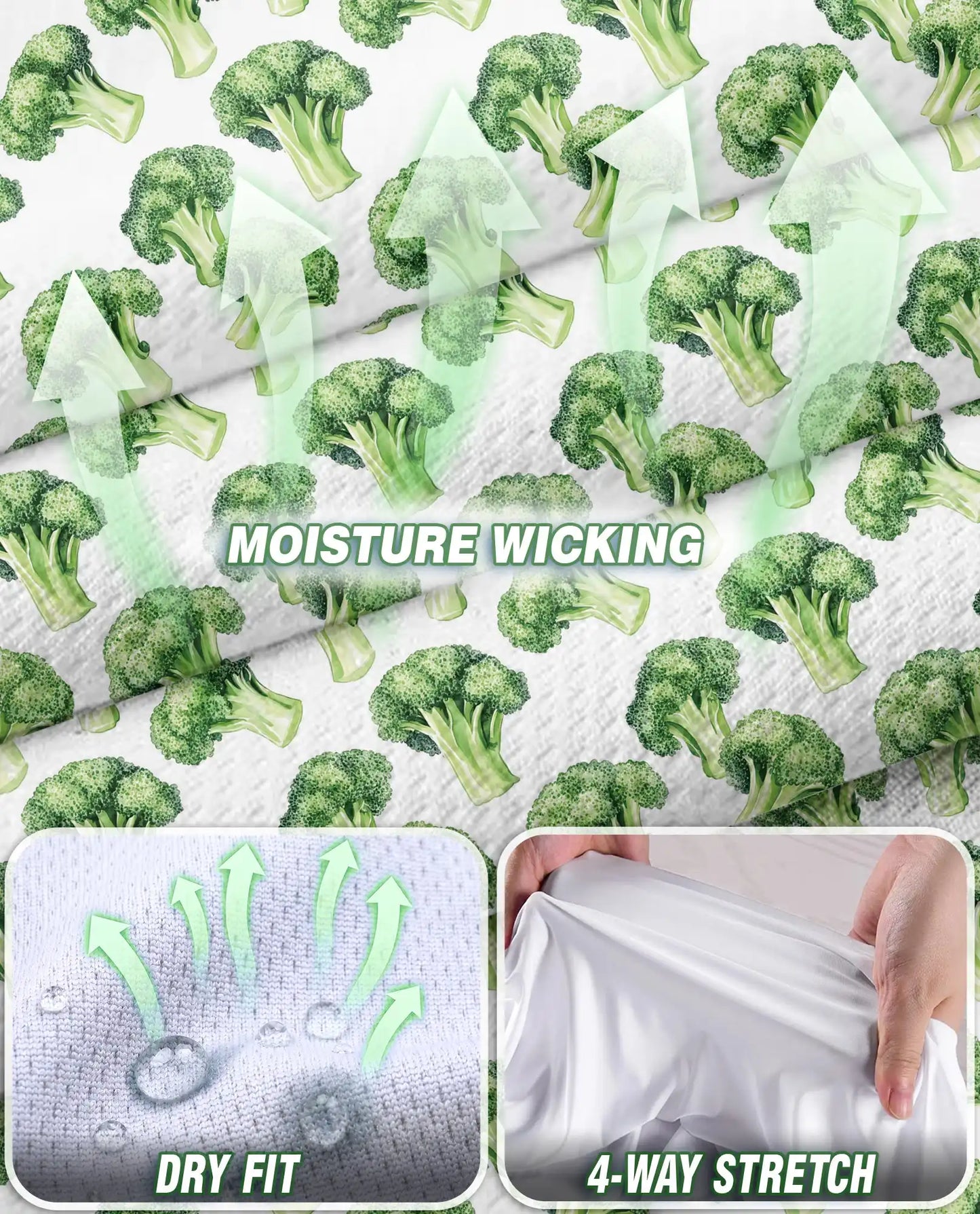 Vegetable Print Sleeveless Polo Shirt for Women – Fresh Food Lover Style | Netecom