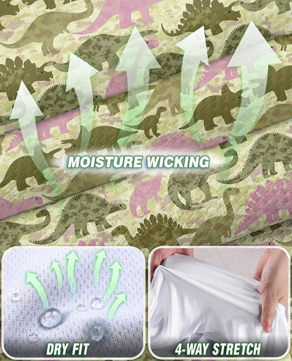 Cute Dinosaur Pattern Sleeveless Polo Shirt for Women | Netecom