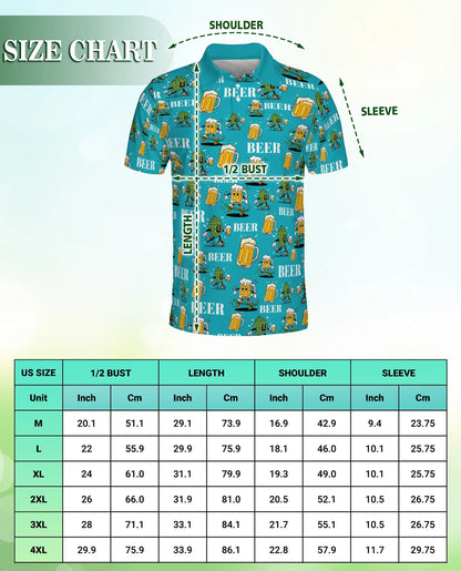 Beer Skate Polo Shirt – Funny Craft Beer Style | Netecom