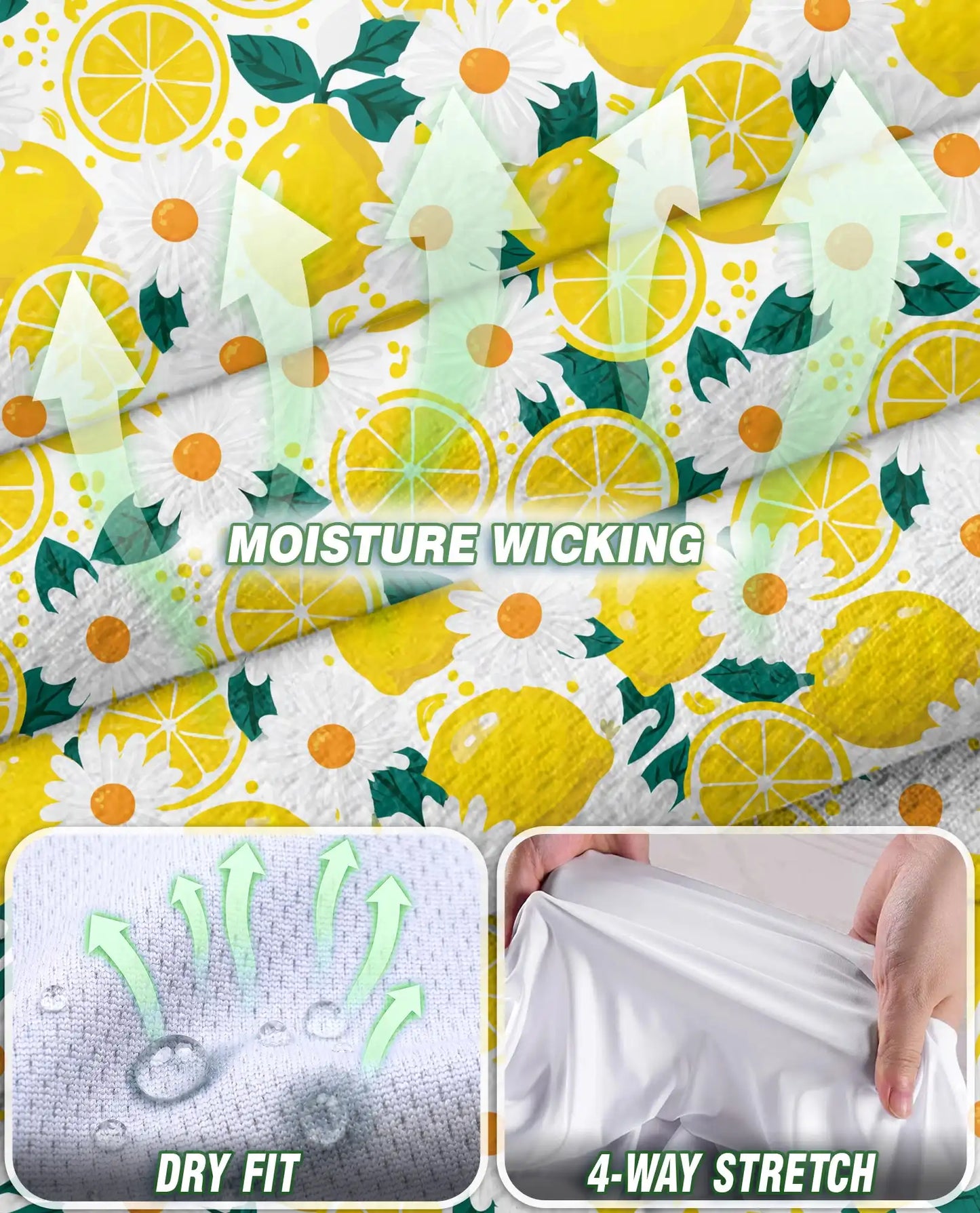 Citrus Blossom Sleeveless Polo Shirt for Women  | Netecom