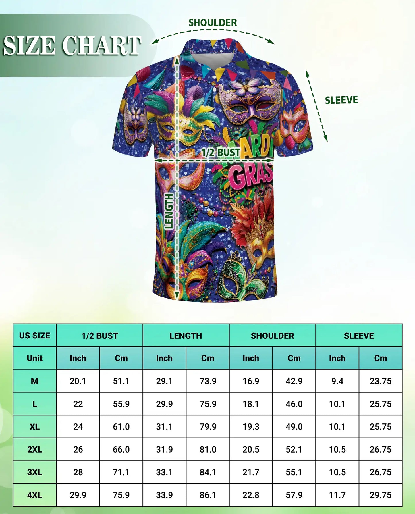 Mardi Gras Carnival Mask Polo Shirt for Men-Colorful Festival Feather Mask | Netecom