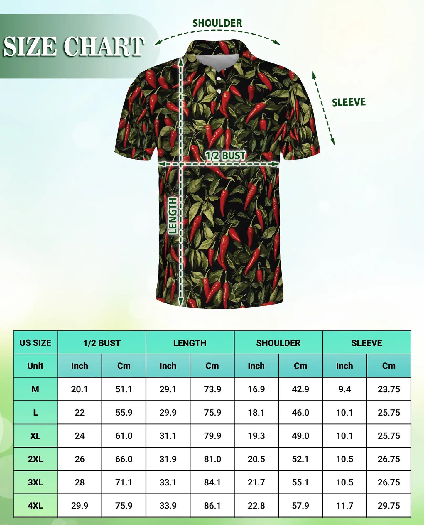 Chili Pepper Polo Shirt – Spicy Tropical Style | Netecom