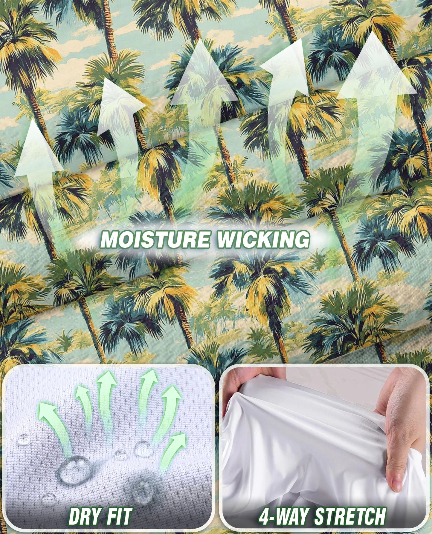 Tropical Print Sleeveless Polo Shirt for Women | Netecom