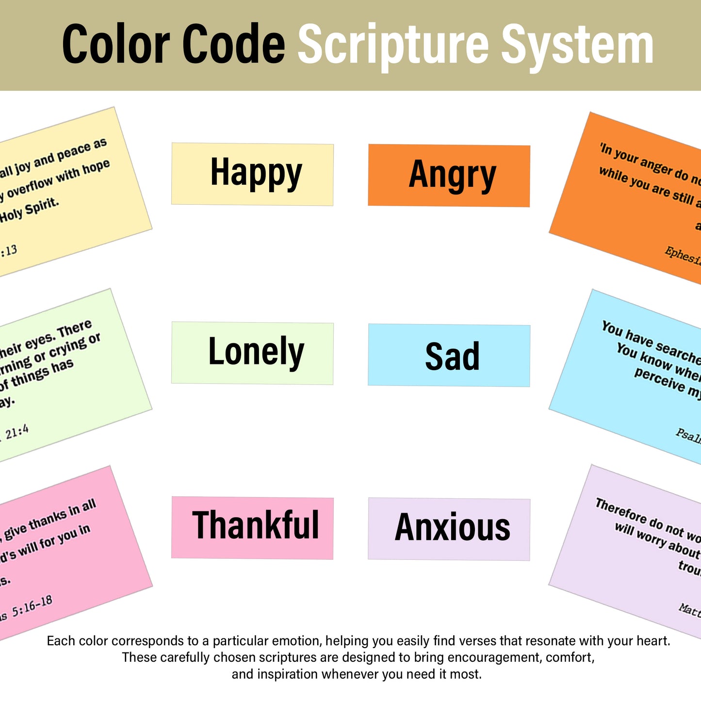 Netecom Personalized Bible Verse Box with 150 Color-Coded Scriptures and Custom Name Prayer Cross, Wooden Christian Gift for Faith & Encouragement