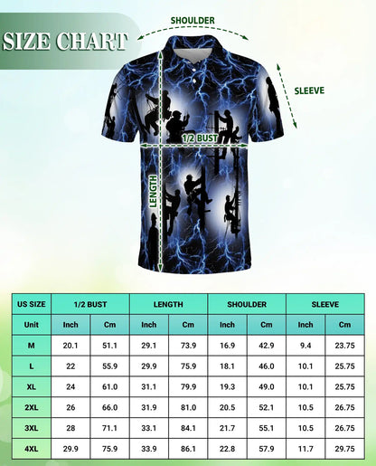 Lineman Polo Shirt – Electric Worker Style | Netecom