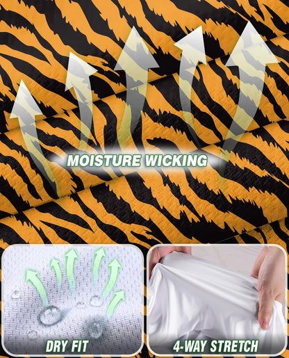 Tiger Print Sleeveless Polo Shirt for Women | Netecom