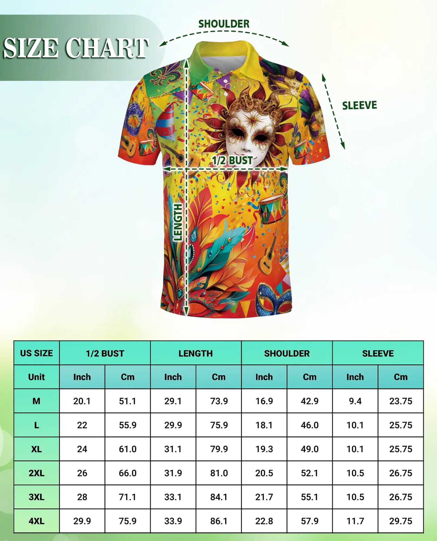 Mardi Gras Carnival Venetian Mask Celebration Polo Shirt | Netecom