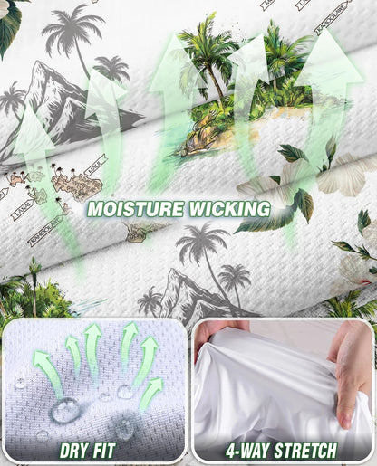Tropical Floral Sleeveless Polo Shirt for Women | Netecom