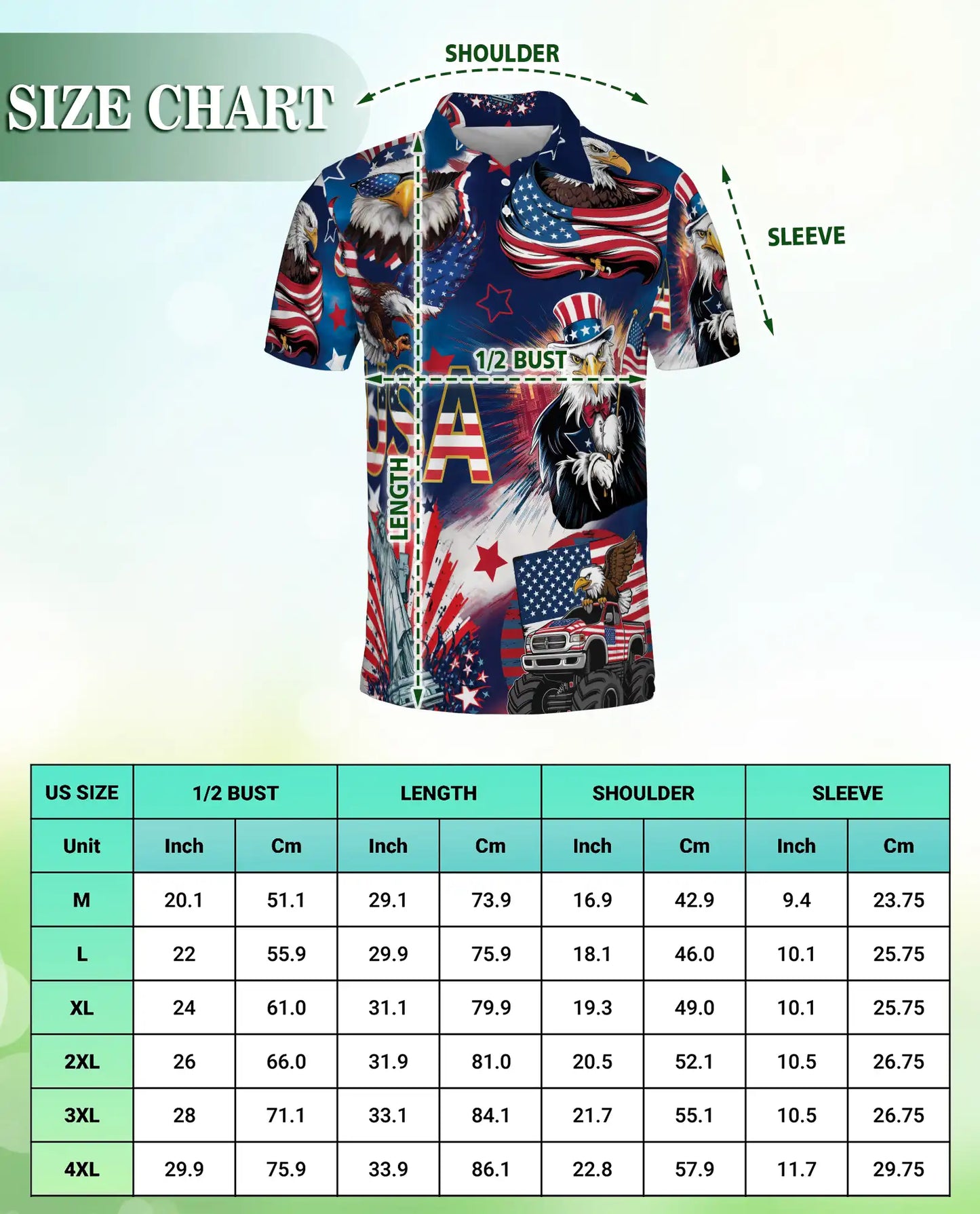 USA Eagle Polo Shirt | Netecom