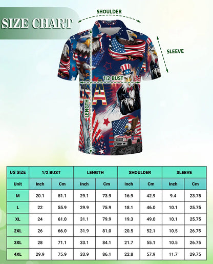 USA Eagle Polo Shirt | Netecom