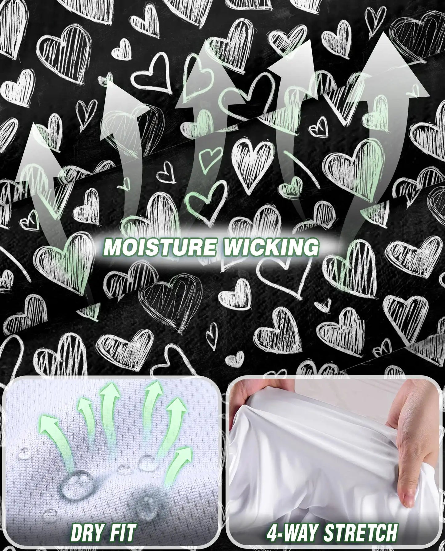 Love Heart Sleeveless Polo Shirt for Women – Cute Romantic Style | Netecom