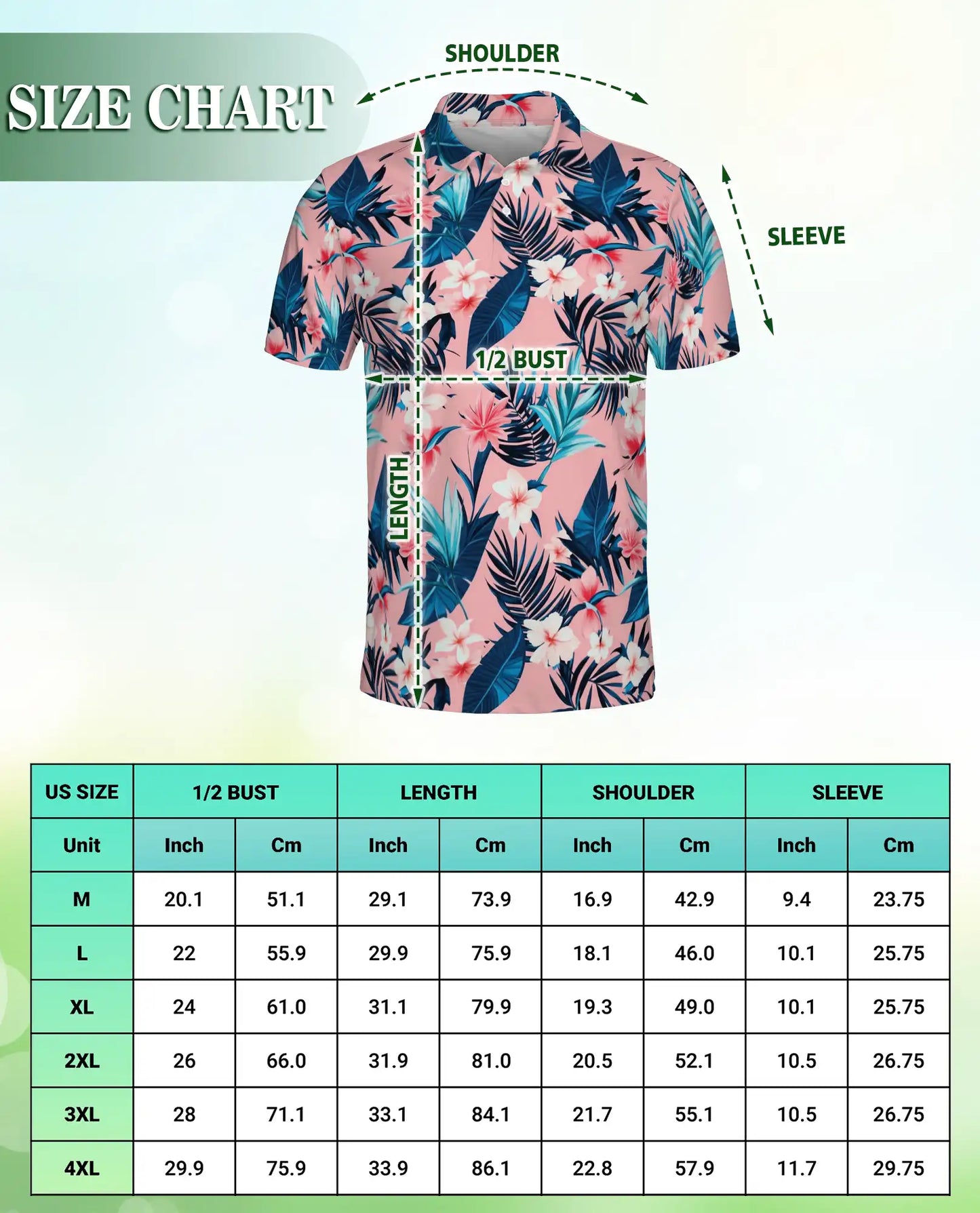 Tropical Floral Polo Shirt – Pink Island Print | Netecom